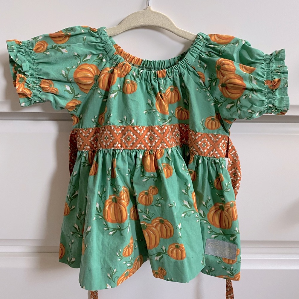 ELEANOR ROSE Peplum Pumpkin Top